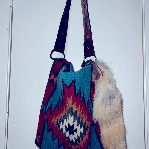 Saddle Blanket Shoulder Bag - Picture 2 of 12